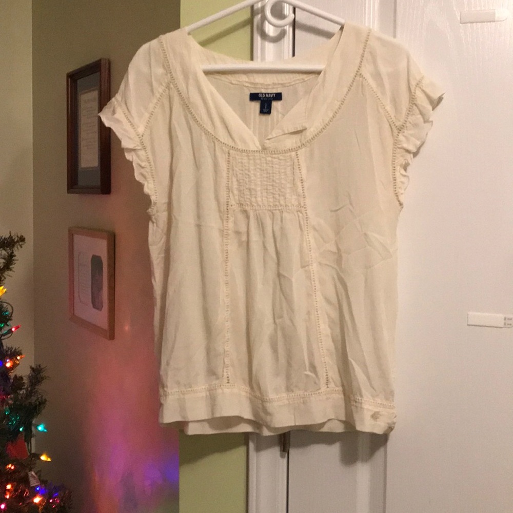 A offwhite Old Navy shirt